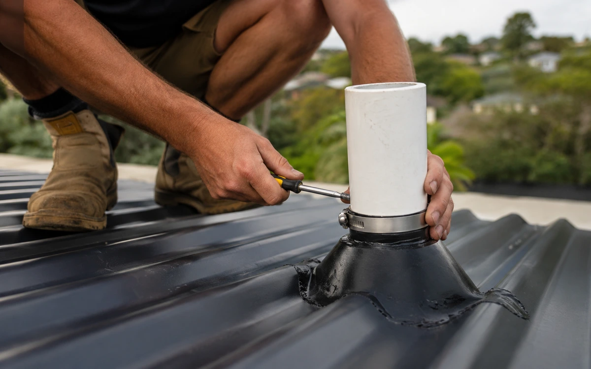 Roof plumbing contractor